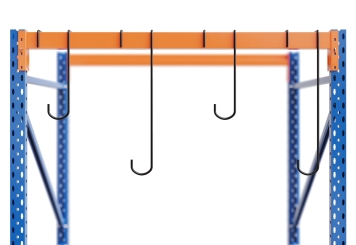  1,2 m rack à vélos FRR2000 / profondeur 80 cm / hauteur 2,5 m pour 4 vélos 