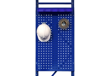 60 cm side panel / perforated panel for storage rack LR2000 / multipurpose rack / 1.000 mm high 