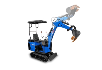 Vollelektrischer Mini-Bagger MBE800, B-Ware, LI-ION Batterie, SolidHub 