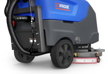 Scrubber dryer WM20E with battery, 20 l fresh water tank, brush diameter 380 mm, wipeket 