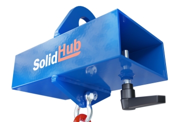 Lasthaken für Gabelstapler LH1000, Lackiert, 1.000 kg, SolidHub 