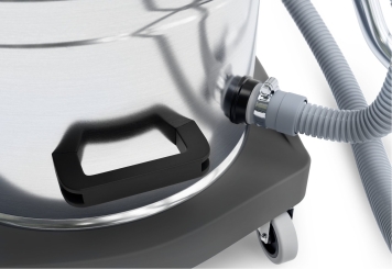 Wet and dry vacuum cleaner NTS80, 3.000 W tipping chassis, 80 l, wipeket 