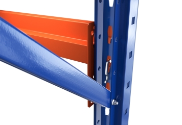 2,3 m rack de stockage mobile LR2000 / profondeur 80 cm / hauteur 2.140  - 2.540 mm / 3 niveaux / platelage Bois 