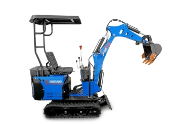 Vollelektrischer Mini-Bagger MBE800, B-Ware, LI-ION Batterie, SolidHub 