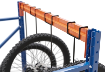  1,2 m rack à vélos FRR2000 / profondeur 80 cm / hauteur 2,5 m pour 4 vélos 