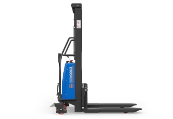 Hochhubwagen / Elektrostapler semi-elektrisch HSE1000/3, B-Ware, Hubhöhe 85  - 3.000 mm, Gabellänge 1.100 mm, Tragkraft 1.000 kg, SolidHub 