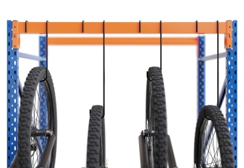  1,2 m rack à vélos FRR2000 / profondeur 80 cm / hauteur 2,5 m pour 4 vélos 